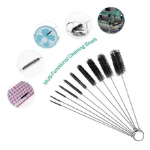 10 шт. нейлоновая щетка многофункциональные инструменты щетка-спрей щетка для очистки напитков соломинки Швейные машины краски пистолеты щетка для чистки