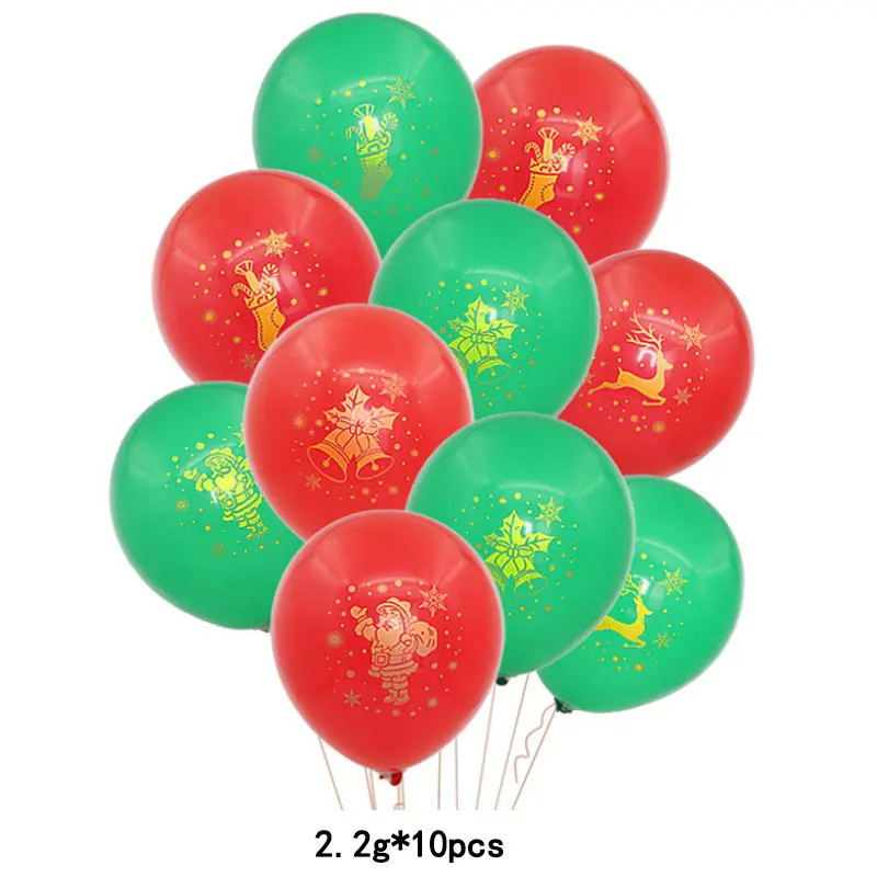 1 piece Christmas Happy Balloon Dress Up Party Set Santa Claus Cute Snowman Shaped Balloons Christmas Decorations - Цвет: A30