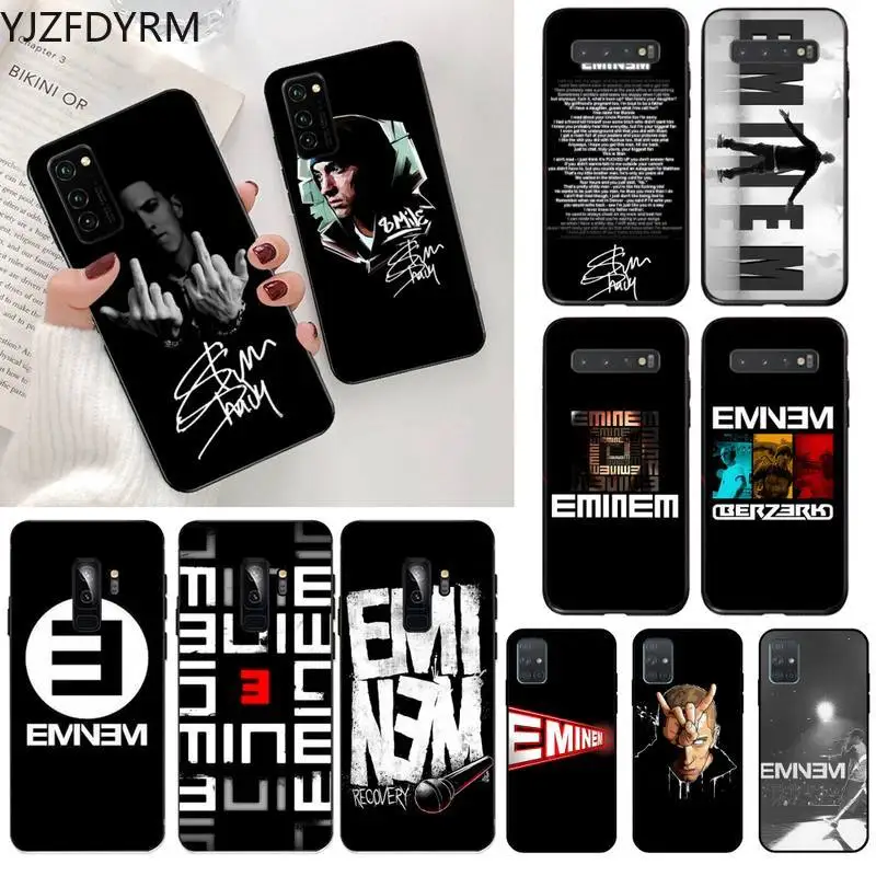 YJZFDYRM хип-хоп рэппер Eminem рэп чехол для телефона Samsung S20 plus Ultra S6 S7 edge S8 S9 S10 5G lite 2020 |