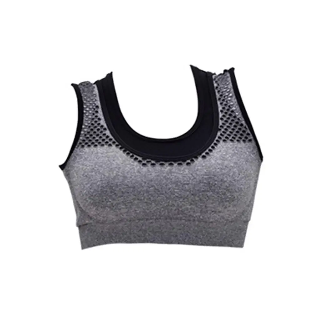 

Women Padded Vest Sport Bra Boxing Shockproof Slim-Type False Two Pieces Fitness Exercise Soft Underwear Women Bandage Fashion