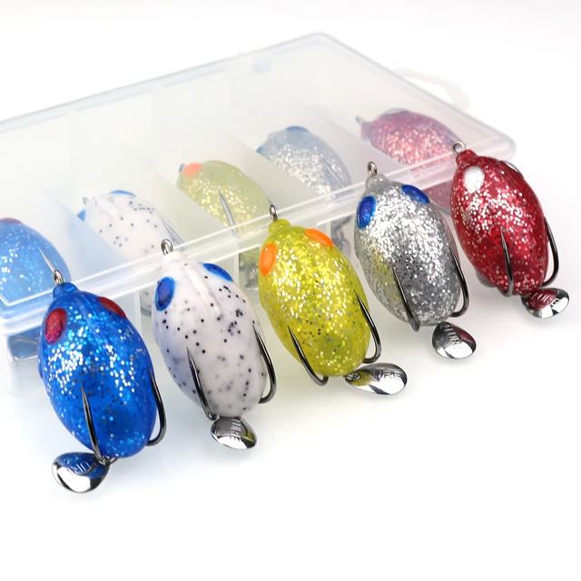 5 pcs 11g 5cm Soft Lure Artificial Bass Frog Lure Soft Body Baits