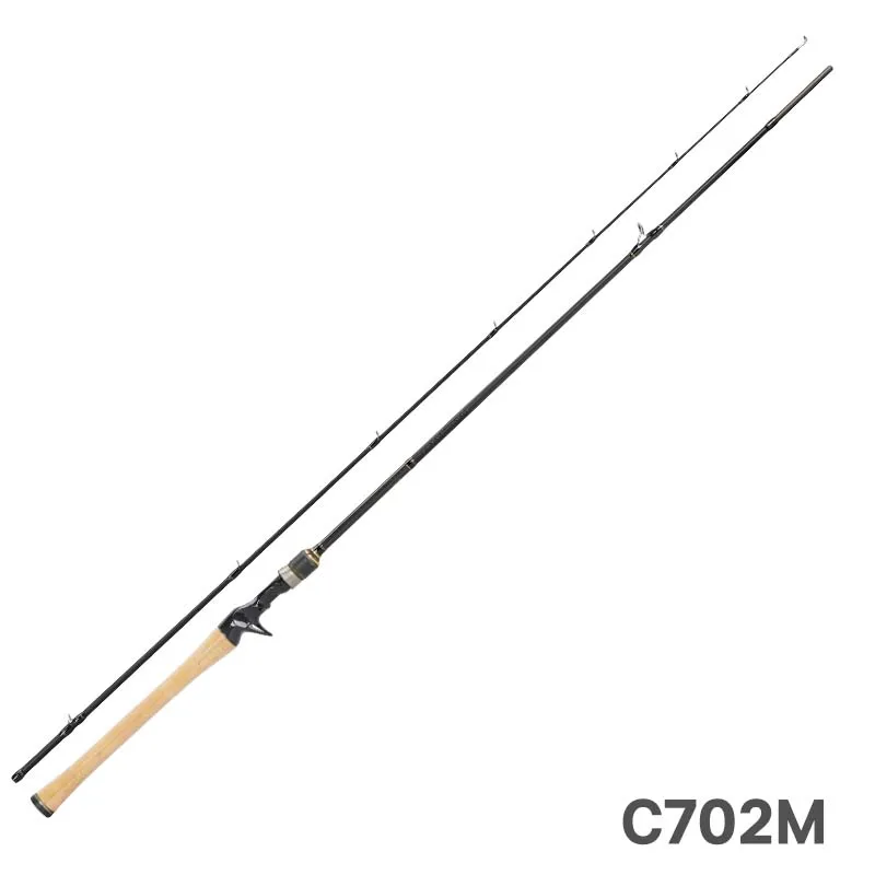 TSURINOYA Литье удочка PROFLEX Ⅱ 1,98 м 2,1 м быстрое действие FUJI направляющее кольцо аксессуар 3A пробковая карбоновая профессиональная басовая удочка - Цвет: C702M1