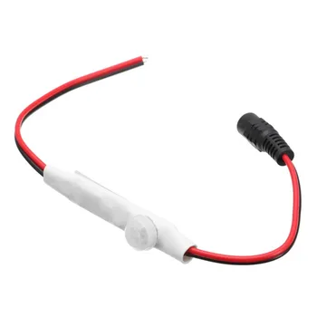 

CLAITE DC12V 2A 24W 30cm Mini Infrared Detector Sensor Module Switch for LED Strip Light Highly Sensitiv Automatic