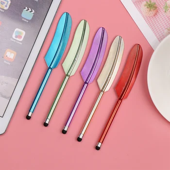 

New Ipad Tablet Phone Stylus Condenser Stylus Touch Screen High Precision Feather Capacitor Pen For Ipad Computer Accessories