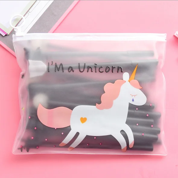 19 Creative 20Pcs/Set Lovely Girl Pink Cartoon Gel Pen Combination Suit Netural Black 0.5mm Signature Pen 100pcs/Lot/5Sets GP567 - Цвет: 19