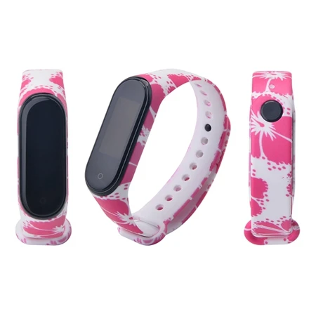 Single color Mi band 3 4 ремешок Камуфляжный силиконовый универсальный ремешок для Xiaomi mi Band 4 3 band 4 Band 3 браслет с мультяшным принтом из ТПУ - Цвет: Single color