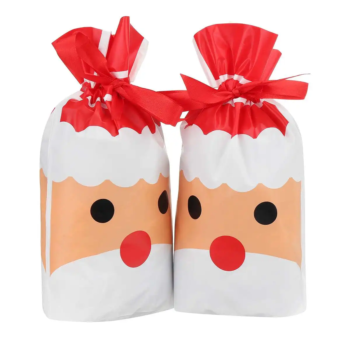 6 50pcs Candy Bag Gifts Holders Bags Santa Sack Christmas Stocking bags New Year Best Gifts For Kids Event Party Decor - Цвет: 6