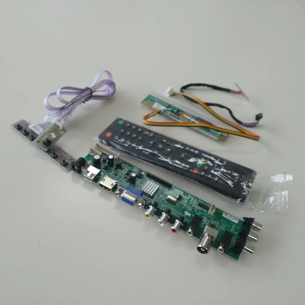 Комплект для LTN154X1-L02/LTN154AT01 DVB-C DVB-T ТВ плата контроллера 30pin HDMI VGA Цифровой USB AV 1 CCFL ЖК-панель 1280X800 15,4"