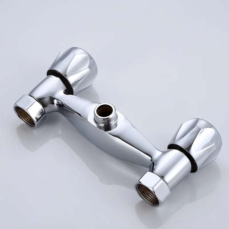 

Ride Copper Wall Concealed Shower Mixer Bathroom Shower Ride And Cold Mixing Valve Faucet Double Handles And Dual Control