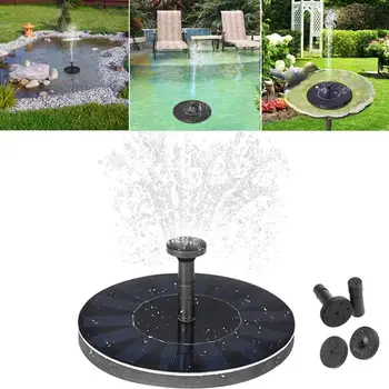 

1.4W Solar Power Pump Bird Bath Fountain Water Pump Floating Drifting Panel Pool Pond For Fish Tank Aquarium Garden Lawn