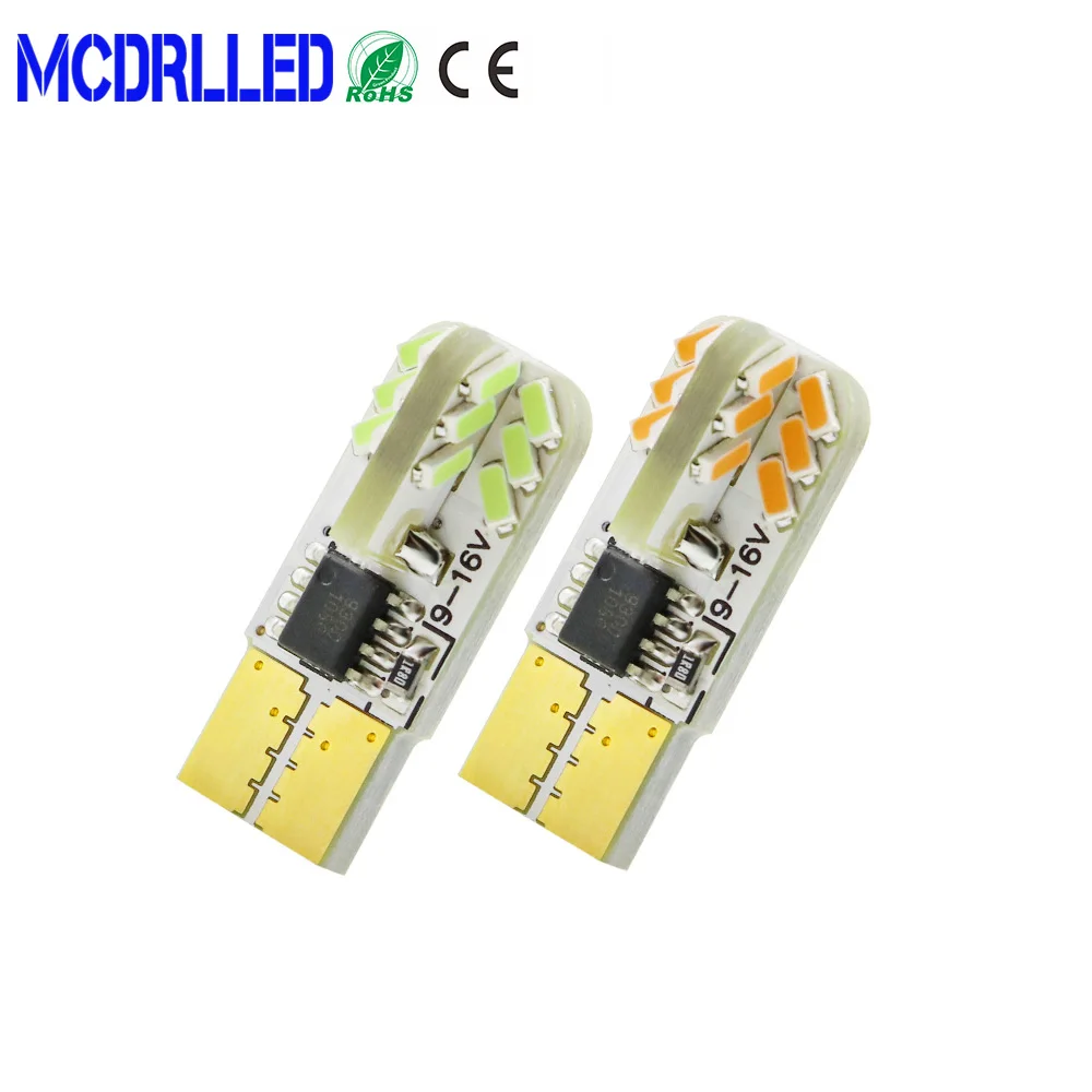 

8 Pcs New T10 Led Canbus W5w 194 Auto Lamp For Car Parking Light Clearance Dome Reading Interior Trunk 6500k White