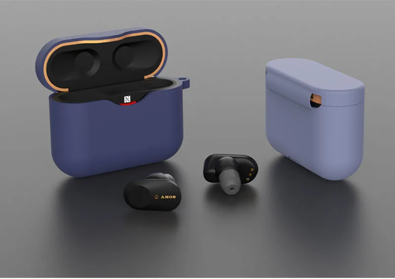 Силиконовый защитный чехол для наушников SONY WF-1000XM3