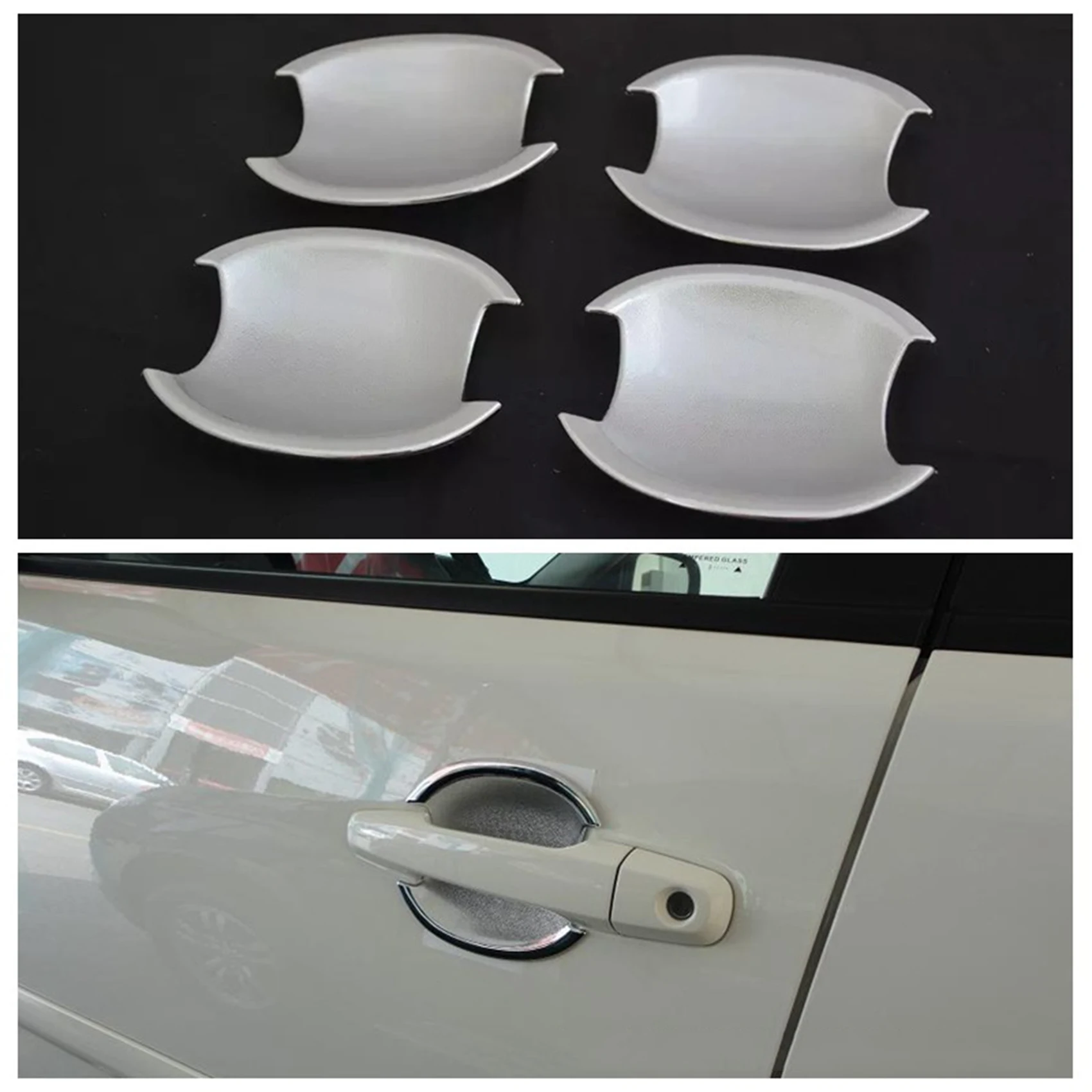 for Mitsubishi Pajero Sport 2012 2014 Chrome Door Handle Bowl Cover