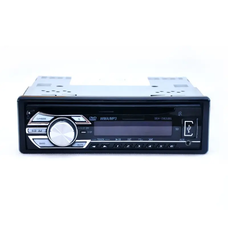 12 В автомобильный стерео FM Радио MP3 аудио плеер Поддержка FM USB SD DVD музыкальный CD плеер