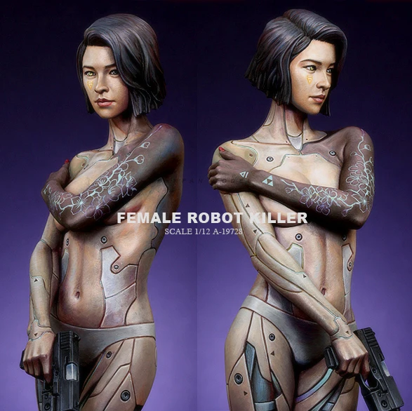 Ceny 1 12 żywica zestawy Mipai inteligentny bionic kobiet mechaniczne zabójca kod bezbarwny i samodzielnego montażu A 19728