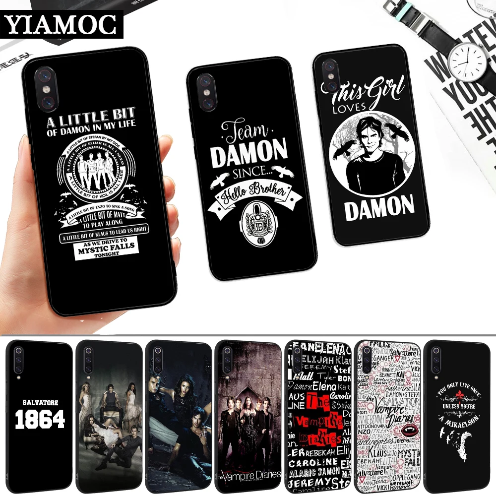 he Vampire Diaries Hot Silicone Soft Case for Xiaomi 6 8 Lite 9 SE F1 A1 A2 A3 9T Pro CC9 CC9E Mix 2S Max 3 |