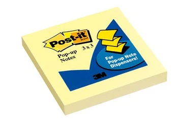 

Note 3M 654 (76X76) self adhesive note yellow 100 Sheet 6 Piece (s) REF: 654