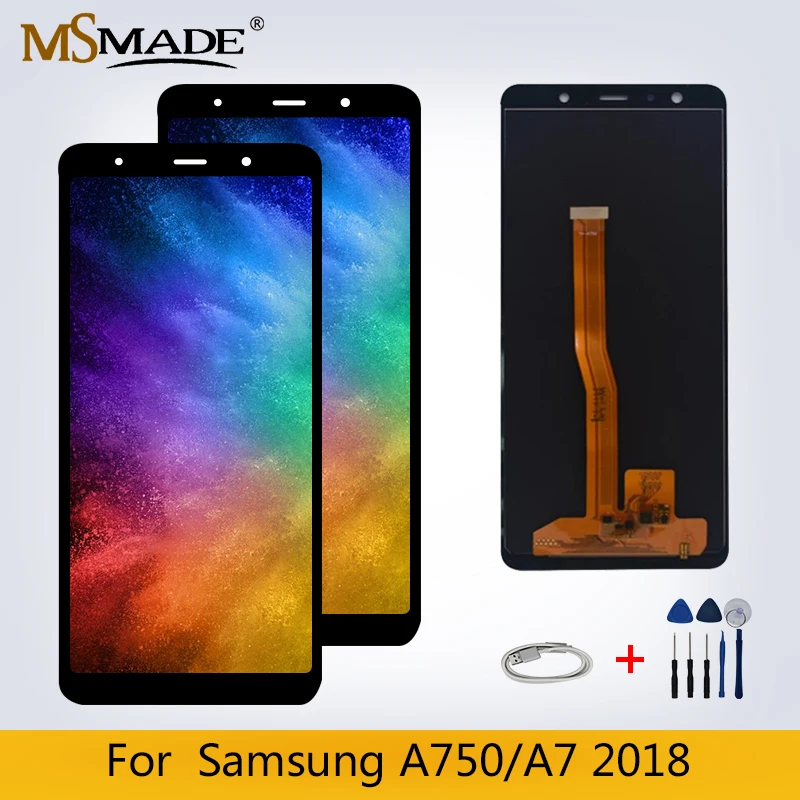 

A750 LCD Original For Samsung Galaxy A7 2018 Display Touch Screen For A750 A7 2018 LCD Display Screen Replacement Parts