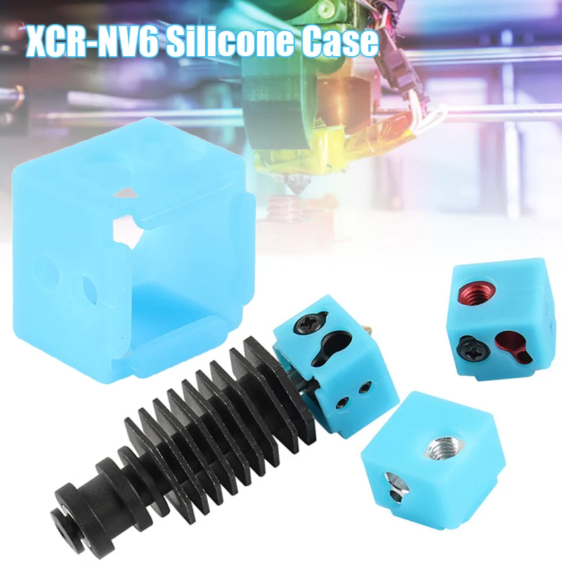 

Heated Silicone Socks Nozzle Thermal Protection Socks Heat Resistant, Stable Flexible V6 HotEnd