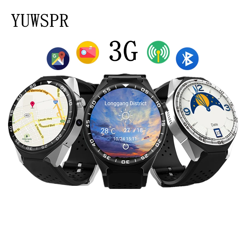 

Smart watch 3G Android Watch Phone quad-core CPU WiFi GPS Bluetooth Anti-lost HD touch screen Android OS V5.1 S99C