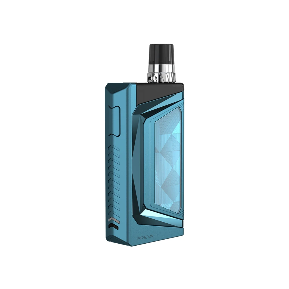 Новейший комплект WISMEC PREVA vs Preva с аккумулятором 1050 мАч и входным напряжением 5 В постоянного тока и выходной мощностью 1-20 Вт комплект электронных сигарет Vape - Цвет: Синий