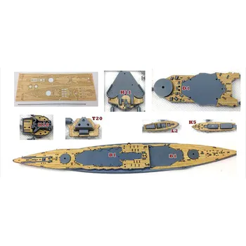 

2 PCS Etching Sheet for 1/700 IJN Nagato Battleship J7012 Battleship Modification Parts Accessories