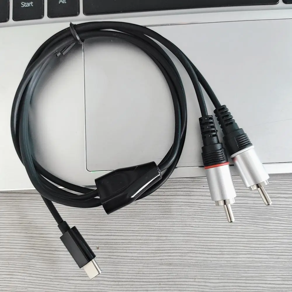 1 м 3 фута USB C RCA аудио кабель Type к 2 2rca Jack кабель|Кабели VGA| |