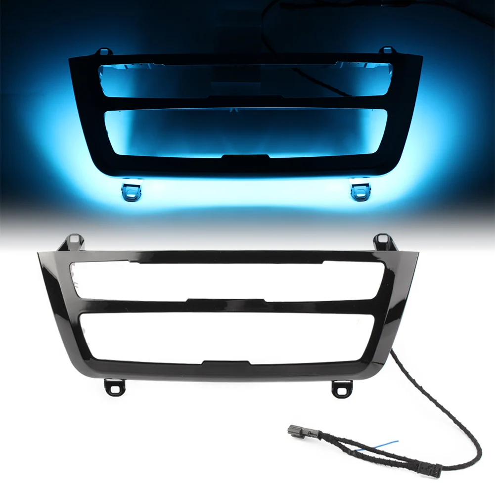 

Car Luminescent AC/Radio Control Panel Trim For BMW M3 M4 3 4 Series F30 F31 F32 F33 F34 F35 F36 F80 Dual Color Atmosphere Lamp