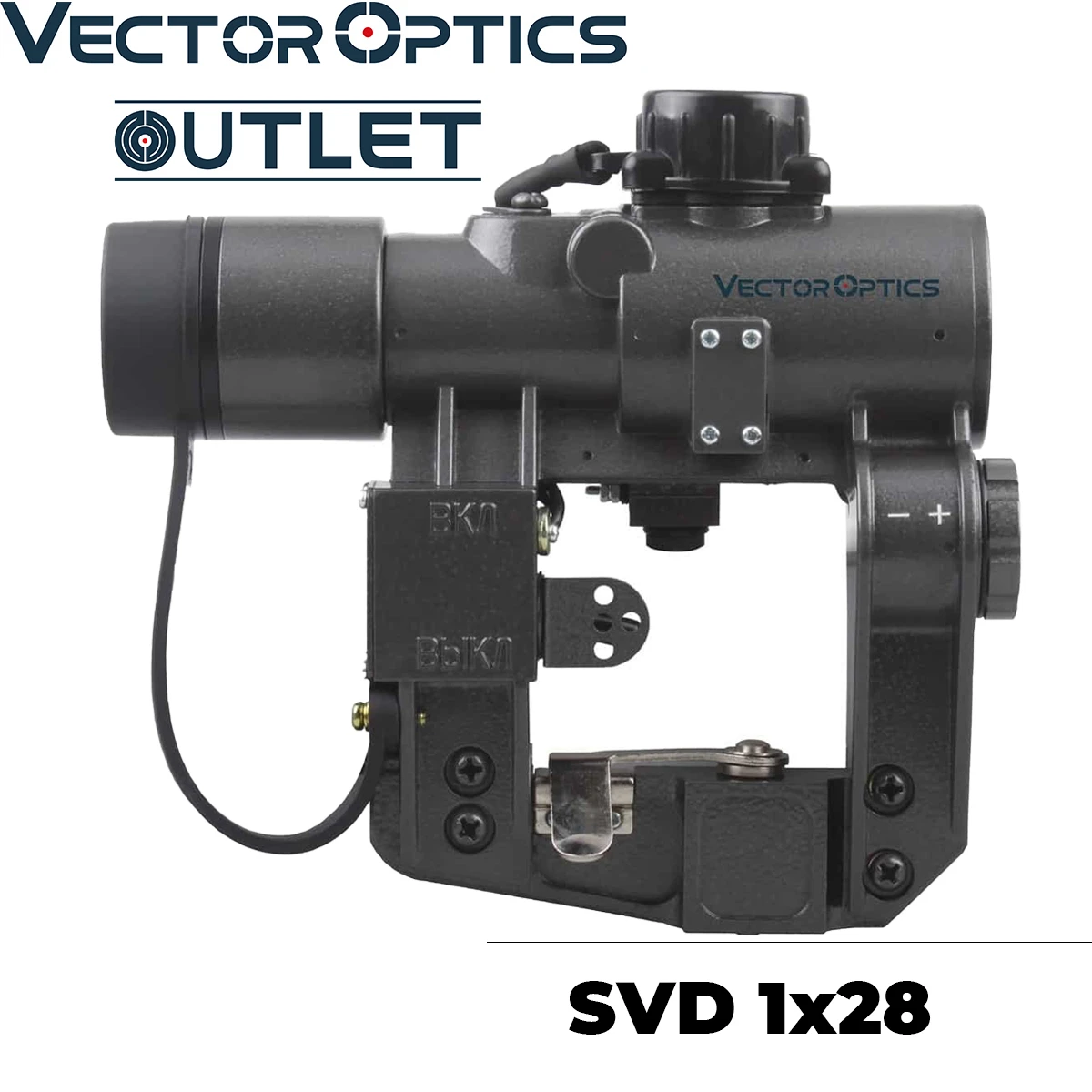 

Vector Optics SVD Dragunov 1x28 AK Red Dot Sight AK Series Rifle Scope for Hunting Weapon Sight