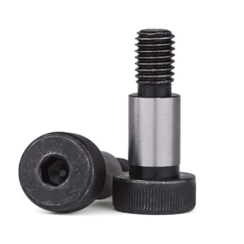 1-5pc M5 M6 M8 M10 Dia=6 8 10 12mm Grade 12.9 Steel Hex Hexagon Socket Cap Head Shoulder Roller Bearing Screw Bolt High Tensile |