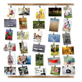 

Photo Frame For Picture Wooden Photo Frame Clip Multiple Wooden Photo Frame Set For Hanging Wall Decor