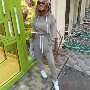 

Women Clothes Sets Fashion Women Gym Suits Running Suit Two Piece Hoodies Pants Clothes Streetwear Long Sleeve Set Tracksuit Set