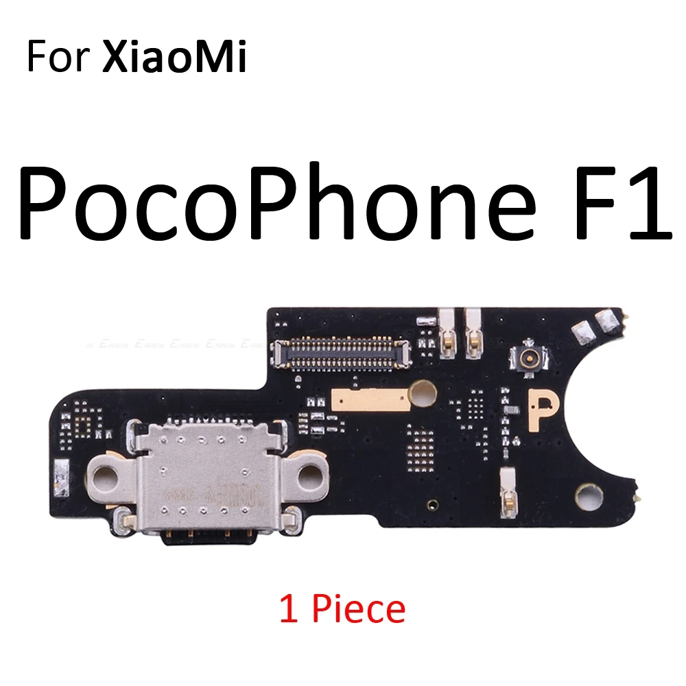 For PocoPhone F1 Соединительная плата для зарядки, гибкий кабель с микрофоном для XiaoMi PocoPhone F1 Redmi Note 7 6 5 Pro Plus 7A 6A S2 - Цвет: For PocoPhone F1
