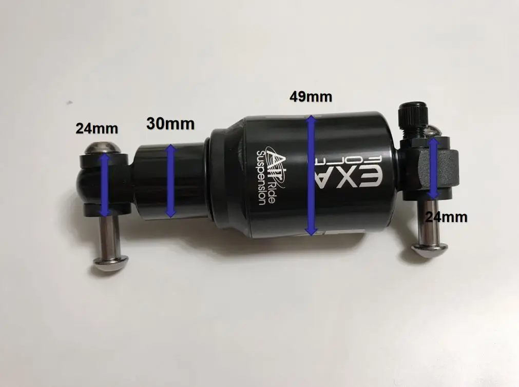 KS A5-RR1 Dual / Solo Air Hinten Schock A5 RE doppel einzel air kammer druck berg hinten stoßdämpfer 125 150 165mm – Detail 11
