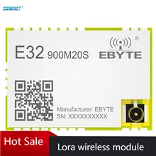 

SX1276 868MHz 915MHz Lora Module rf Receiver CDSENET E32-900M20S 20dBm 5Km SMD rf Transceiver For IPEX Stamp Hole Antenna