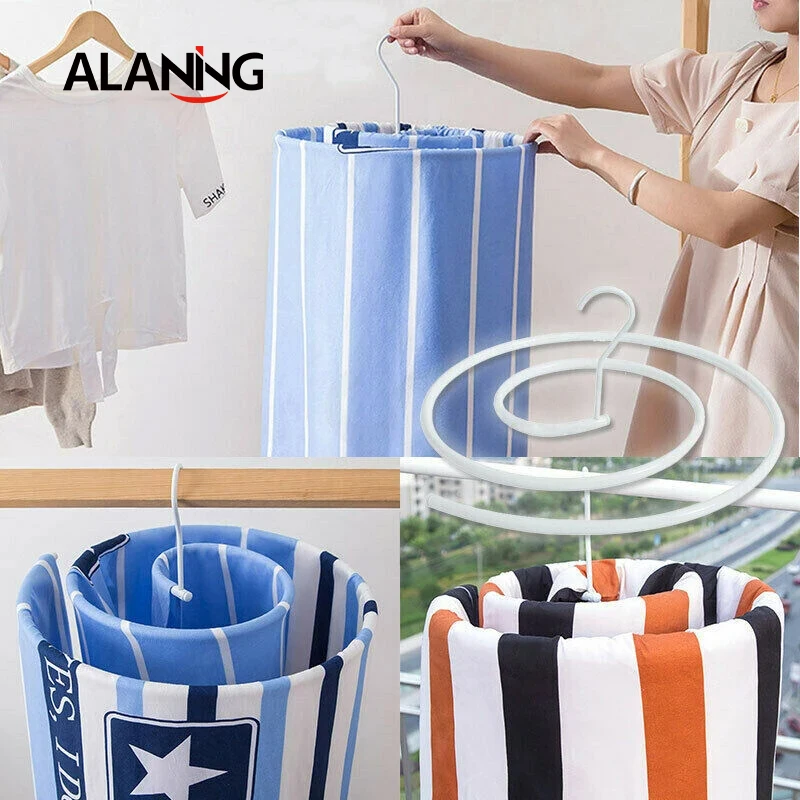 Hanger Drying Rack Spiral Hanger Rotating Quilt Storage Rack Drying