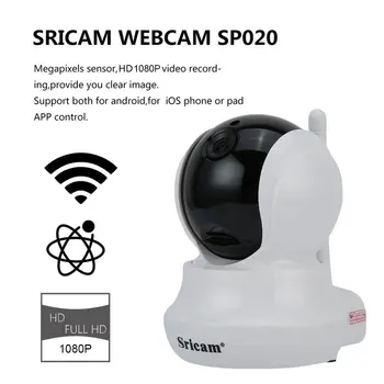 

Sricam Sp020 1080P Home Security IP Camera Two Way Audio Wireless Mini Camera CMOS WiFi Camera Baby Monitor iCsee