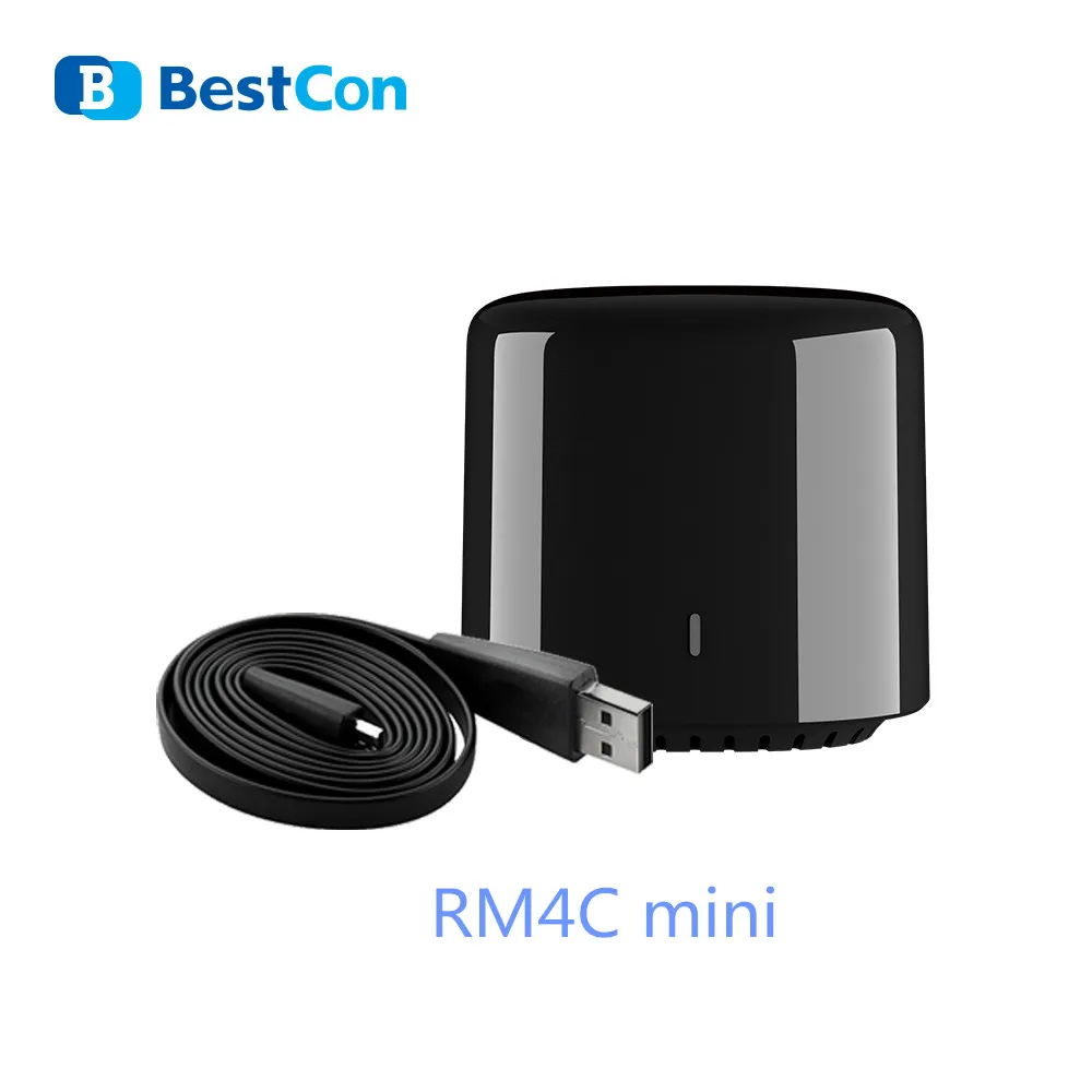Broadlink RM PRO+ RM33 Mini Универсальный Интеллектуальный пульт дистанционного управления умный дом автоматизация WiFi+ IR+ RF переключатель для IOS Android - Цвет: Bestcon RM4C mini