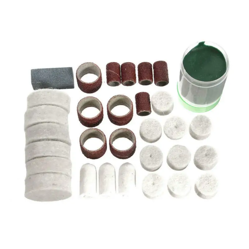 

For Metal Surface Cleaning 1/8" Shank Craft Bits 223Pcs Rotary Tool Accessory Kit Grinding Polishing