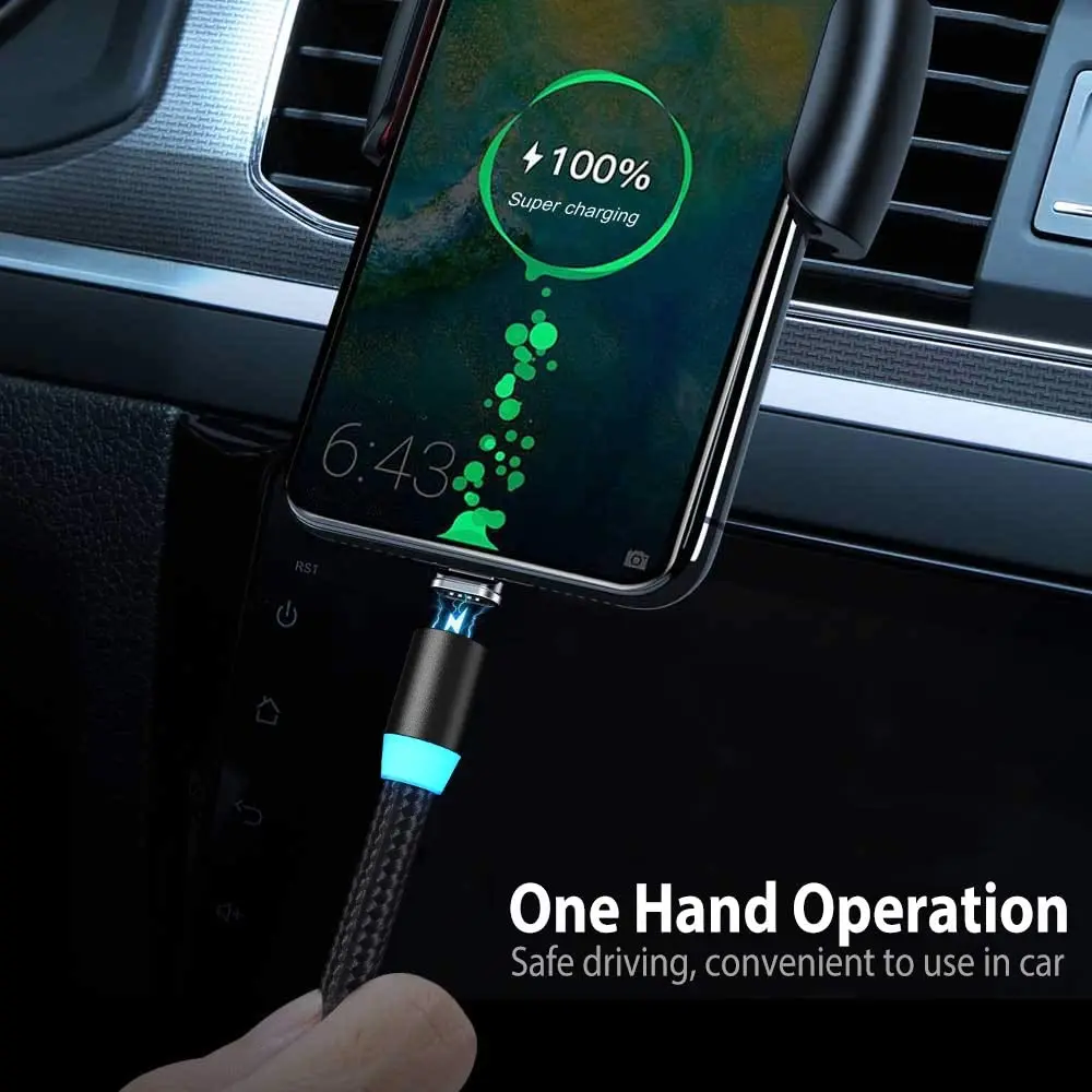 Universal Magnetic Fast Charging Cable - Type C & Micro USB