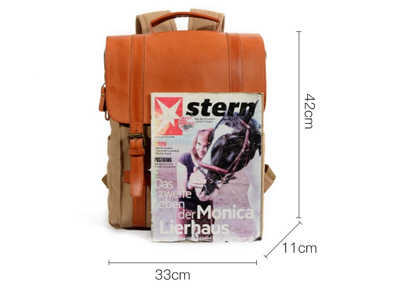 Винтажные многофункциональные холщовые кожаные рюкзаки для мужчин, рюкзаки для ноутбука, рюкзаки, большие мужские дорожные рюкзаки на плечо A4, рюкзак XA310ZC