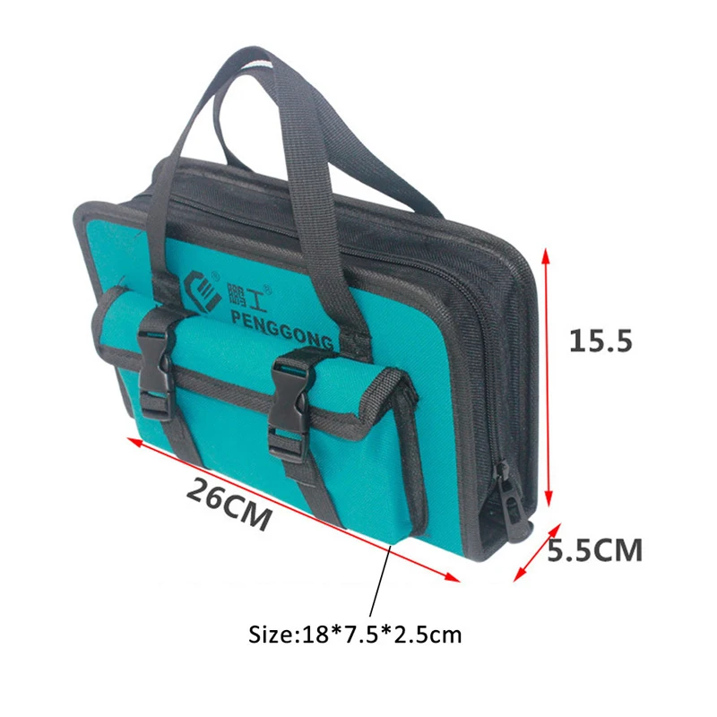 Tool Bag Organizer Portable 600 Oxford Cloth Storage Bag Multi Function Tools Pocket Pouch Electrician Tools Organizer Tools Bag tool backpack Tool Storage Items