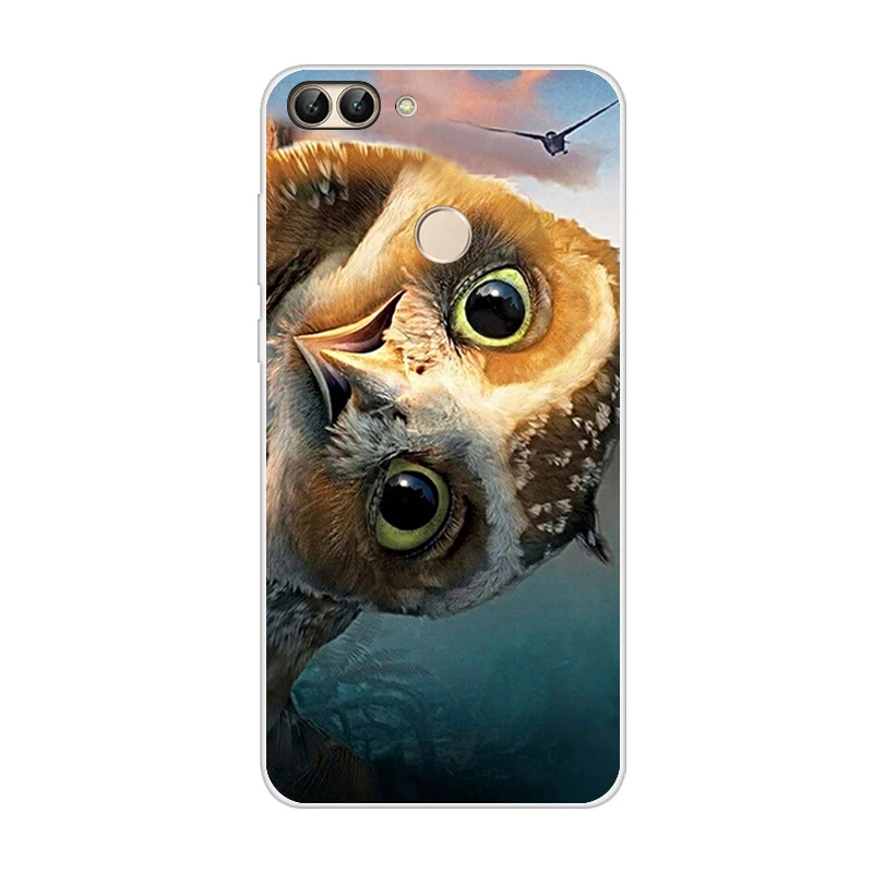 Серебристый СПС huawei P Smart чехол для телефона задняя крышка для Funda huawei P смарт-чехлы силиконовый матовый мягкий термополиуретан для huawei P Smart Coque - Цвет: Серебристый