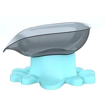 

Anti-Slip Pet Dog Bowl With Tilted Base Detachable Pet Food Dish Water Bowl Suitable For Various Types Of Dogs Blue Green