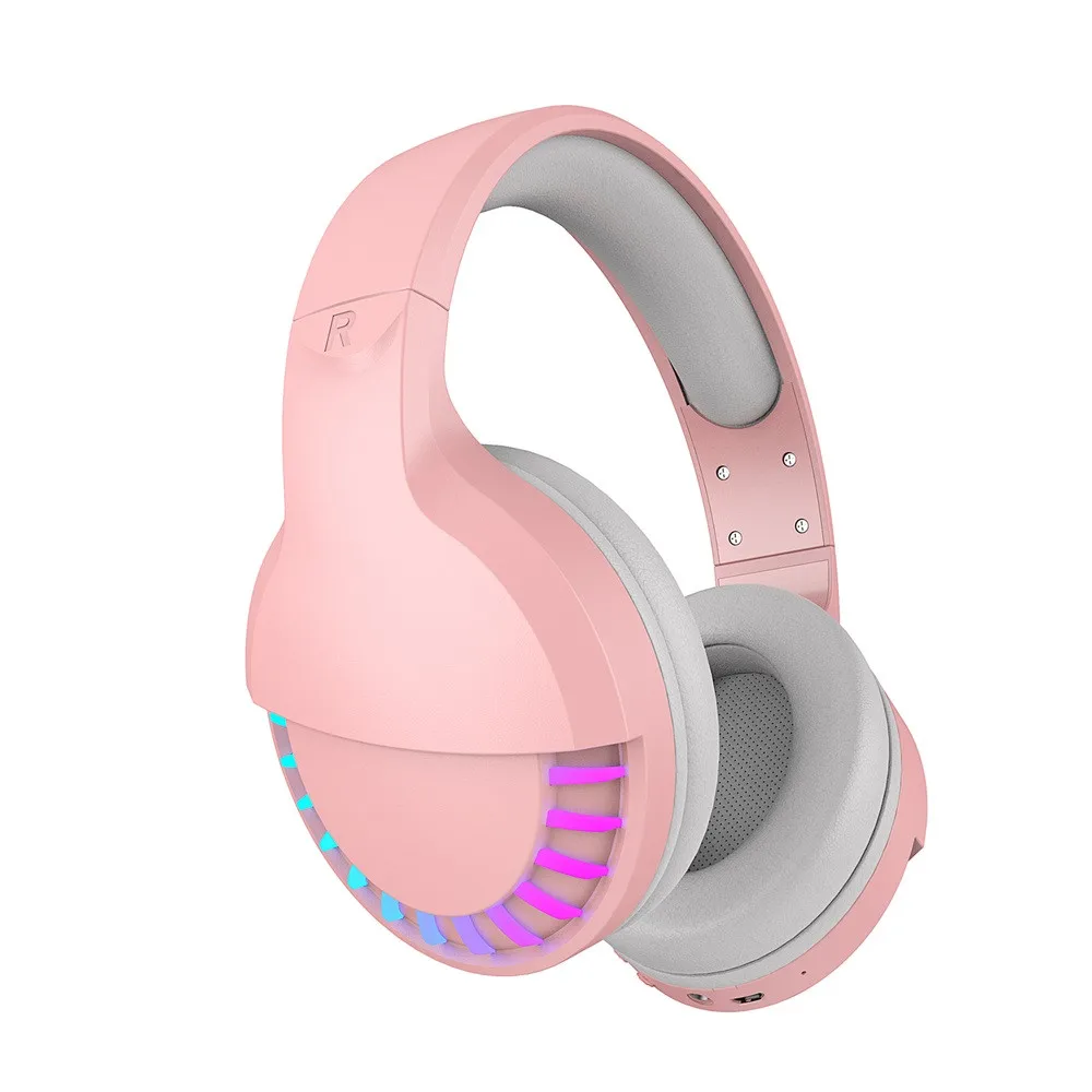 Беспроводные наушники Bluetooth RGB светящиеся беспроводные Игровые стереонаушники
