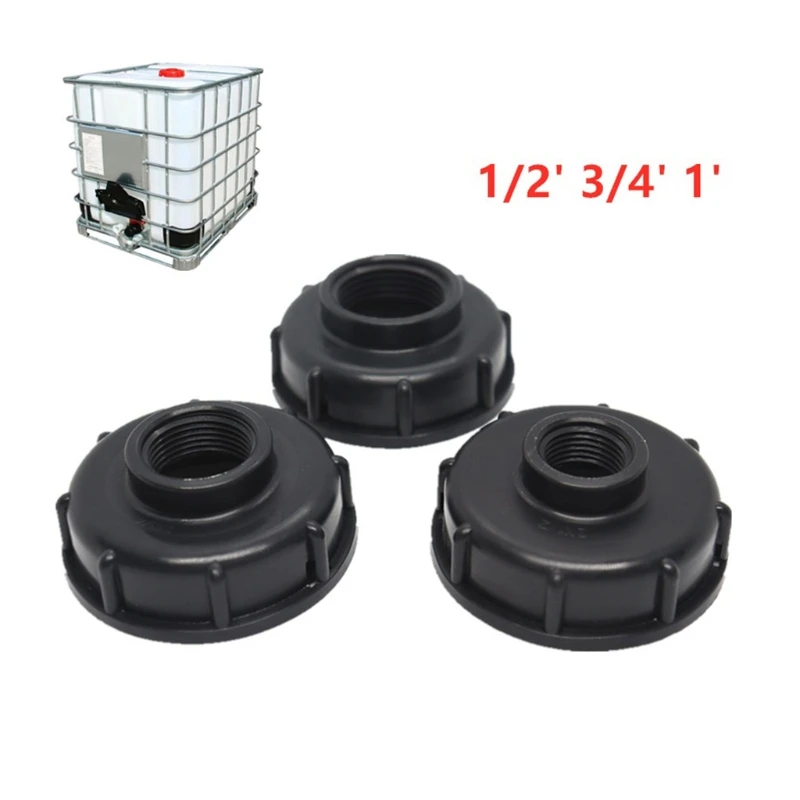 

K1KA 1/2" 3/4" 1" Female Thread IBC-Tank Adapter Durable IBC-Water Tank Fitting Garden Hose Connector Water Hose Male Adapter