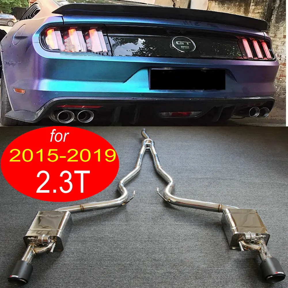Система выхлопных газов для Ford Mustang 2 3 T 2015-2019 средний и задний бамперы | Автомобили