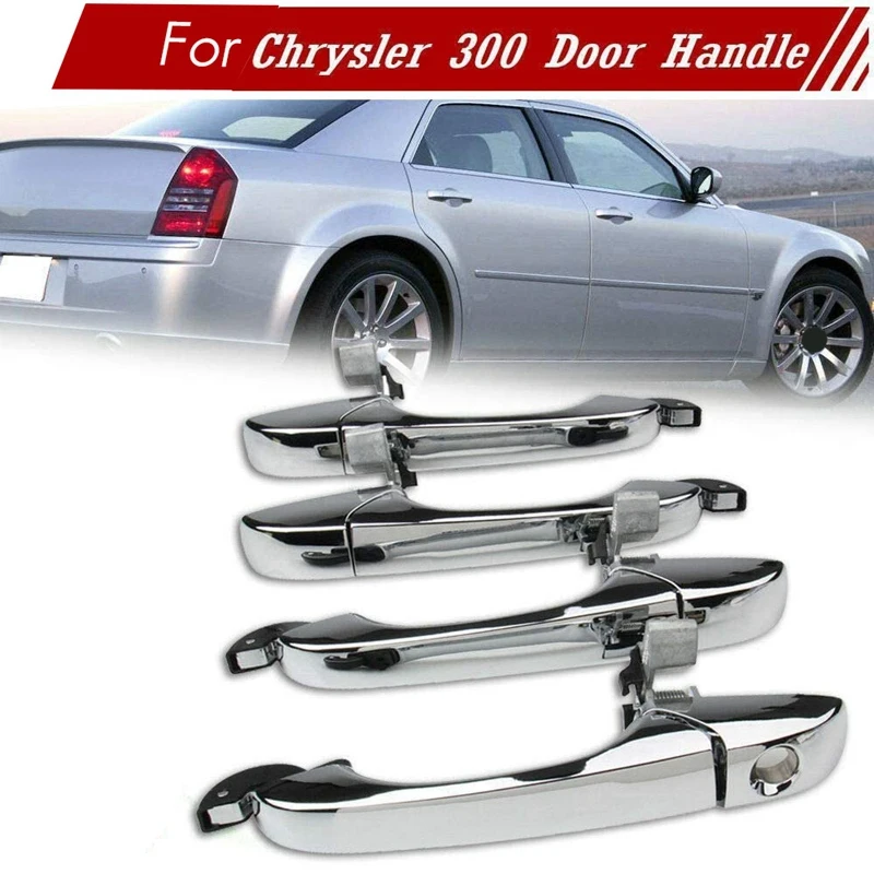 Наружная дверная ручка 4х для 2005-2010 hryckt 300 / 300C Dodge Magnum Charger 4589009AH 5065800AH | Автомобили и