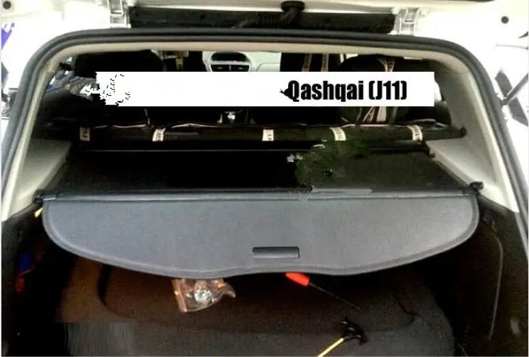 Для Nissan Qashqai J11 абсолютно! Тканевый защитный чехол для багажника черного цвета