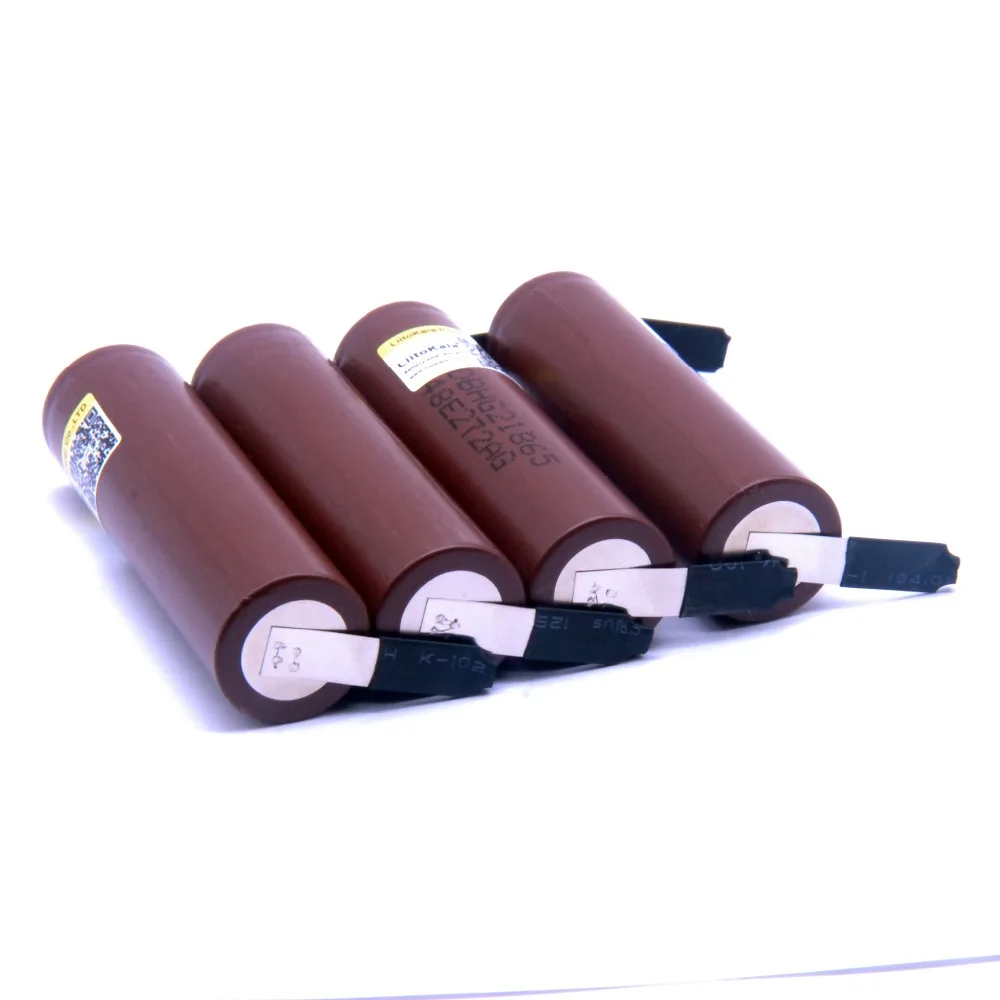 1-20 шт LiitoKala HG2 18650 3000mAh батарея 3,6 V разряда 20A специальная электронная сигарета+ DIY Nicke - Цвет: 4PCS